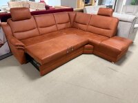 Ecksofa Queenline T+ Saddle siena ca. 260x240 cm