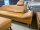 Ecksofa inkl. Hocker PN-IN23099 Leder kurkuma ca. 198x315 cm
