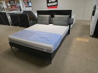 Polsterbett HU-PB23043 Leder anthrazit 180x200 cm