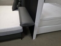 Polsterbett HU-PB23043 Leder anthrazit 180x200 cm