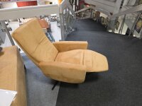 Sessel MP-RS18073 Stoff Microfaser Gold Relaxfunktion