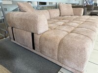 Megasofa Cassie Bigsofa rosa XXL Liegefläche ca. 250x155 cm