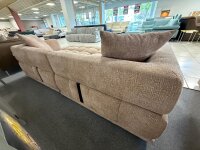 Megasofa Cassie Bigsofa rosa XXL Liegefläche ca. 250x155 cm