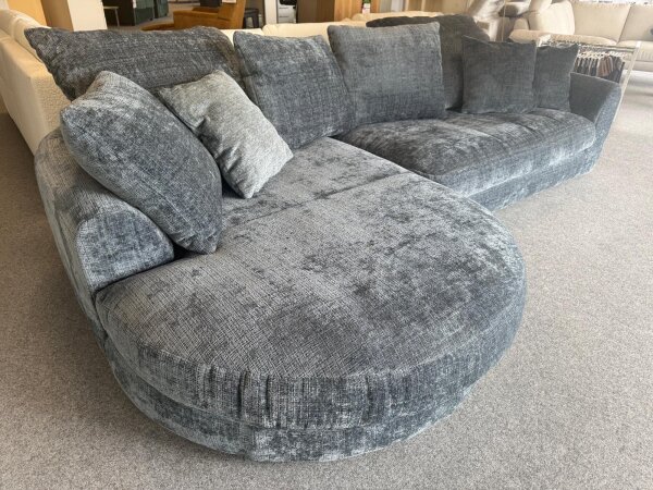 Ecksofa Pandino blau ca.184x309 cm