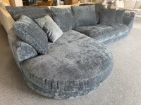 Ecksofa Pandino blau ca.184x309 cm