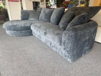 Ecksofa Pandino blau ca.184x309 cm