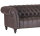 Ecksofa Chesterford Echt Leder braun 266x192