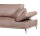 Ecksofa Brisbane Echtleder braun Schenkellänge: 165 x 322