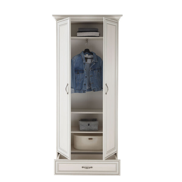 Garderobenschrank Venedig Used White Dielenschrank