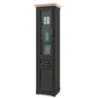 Bad Hochschrank Jasmin grau Artisan Eiche