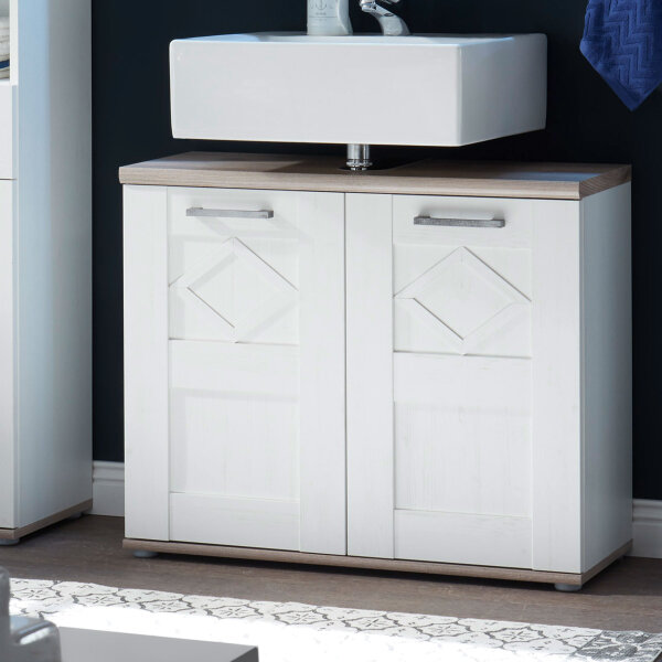 Waschbeckenunterschrank Badezimmer Country Anderson Pine Optik