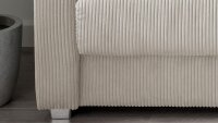 Schlafsofa MIA Funktionssofa Stoff Cord beige 2 Liegeflächen