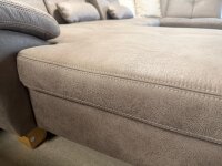 Wohnlandschaft PP-LA23185 Taurus platin ca. 170x340x220 cm