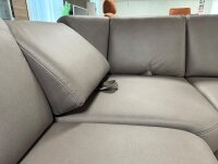 Ecksofa inkl. Hocker ZE-EM22137 lava ca. 280x245 cm