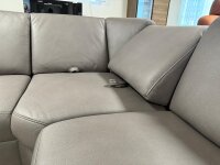 Ecksofa inkl. Hocker ZE-EM22137 lava ca. 280x245 cm