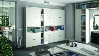 Büroschrank TORO 30 schwarzbraun Eiche