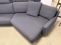 Rolf Benz Ecksofa Ego Sofa Winkelabschluß Stoff petrol-braun 26.301 rechts