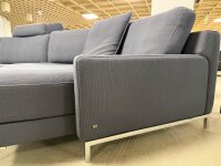 Rolf Benz Ecksofa Ego Sofa Winkelabschluß Stoff petrol-braun 26.301 rechts
