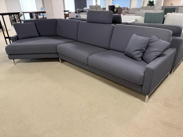 Rolf Benz Ecksofa Ego Sofa Winkelabschluß Stoff petrol-braun 26.301 links