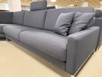 Rolf Benz Ecksofa Ego Sofa Winkelabschluß Stoff petrol-braun 26.301 links