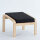Hocker Siesta Birke Stoff schwarz