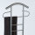 Herrendiener Stuhl Henry Buche Metallgestell silberfarben