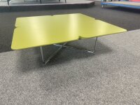 Freistil Rolf Benz Couchtisch 195 grauolive 79x79 Chrom