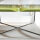 Couchtisch ROLF BENZ Freistil 195 grauolive 79x79 Chrom