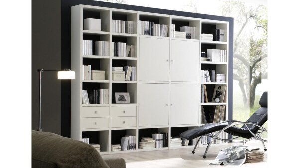 Regalwand TORO 10 System grau matt lackiert