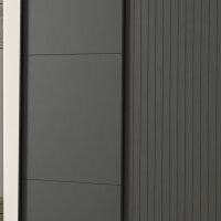 Schwebetürenschrank Andorra Graphit Graphit 250cm