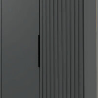 Drehtürenschrank Andorra Graphit 200cm