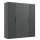 Drehtürenschrank Andorra Graphit 200cm