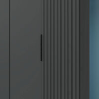 Drehtürenschrank Andorra Graphit 300cm