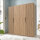 Drehtürenschrank Andorra Artisan Eiche Akustikpaneel Optik 200cm