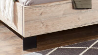 Futonbett Malmö silver fir graphit 180x200 cm