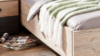 Futonbett Malmö silver fir graphit 180x200 cm