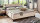 Futonbett Malmö silver fir graphit 180x200 cm