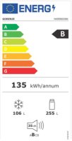 Gorenje NK 89 B0 DBK Kühl-Gefrierkombination Schwarz 200 cm NoFrostPlus