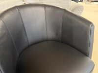 Rolf Benz Sessel ST SE 7300 Cocktailsessel Echt Leder schwarz