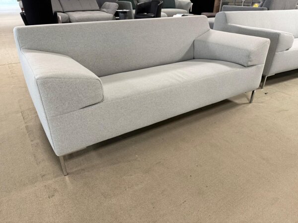 Rolf Benz Sofa Freistil 180 lichtgrau Bezug Stoff Breite 180 cm