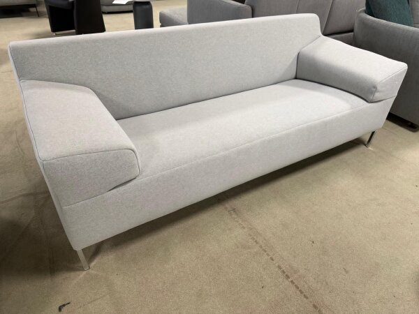 Rolf Benz Sofa Freistil 180 lichtgrau Bezug Stoff Breite 200 cm