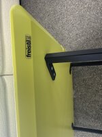 Couchtisch ROLF BENZ Freistil 195 avocadogrün 49x32,5x 49 schwarz