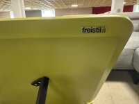 Freistil Rolf Benz Couchtisch 195 grauolive ca. 79x79 Kufe schwarz