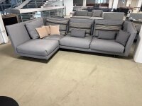 Freistil Rolf Benz Ecksofa 169 Bezug 5245 eisengrau Kufen...