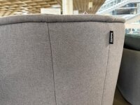 Freistil Rolf Benz Ecksofa 169 Bezug 5245 eisengrau Kufen schwarz