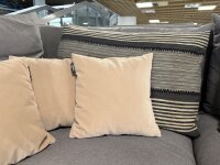 Freistil Rolf Benz Ecksofa 169 Bezug 5245 eisengrau Kufen schwarz