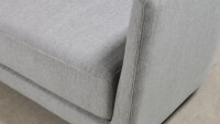 Ecksofa TONDO silbergrau Couch Rolf Benz 540 L-Sofa