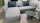 Ecksofa TONDO silbergrau Couch Rolf Benz 540 L-Sofa