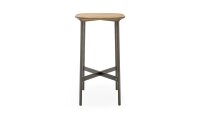 ROLF BENZ Stehtisch 935 Eiche Metall grau B65 H100