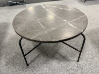 Rolf Benz Couchtisch 947-373 graphit brown Gestell 7022 Umbragrau